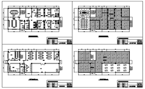 Parking Lot Design CAD layout Plan - Cadbull