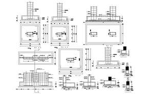 Steel Column Design CAD File - Cadbull