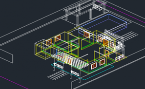 3 D house plan detail dwg file - Cadbull