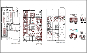 High rise plan and section detail dwg file - Cadbull