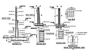 Column Beam Joint Section Cad Drawing Dwg File - Cadbull