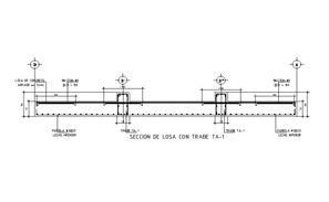 RCC Steel Column and Beam Design AutoCAD Drawing - Cadbull