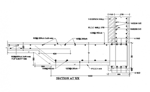 Detail drywall plan, elevation and section autocad file - Cadbull