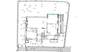 Plan of bungalow 26.80mtr x 10.00mtr with detail dimension in dwg file ...