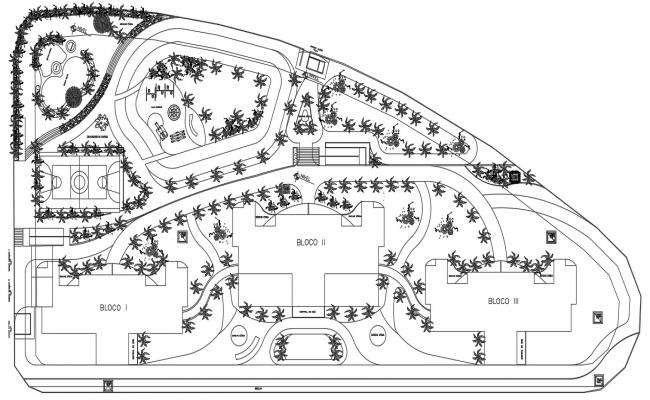 Contour Survey Plan Design of an Area Layout AutoCAD Drawing Free ...