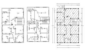 2 BHK Apartment House Electrical Layout Plan Design - Cadbull