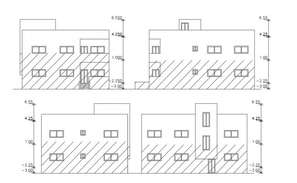 Bungalows AutoCAD drawings are given in this cad file. Download this ...