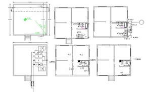 Residential bungalow elevations in dwg file - Cadbull