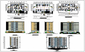 Apartment Plan In DWG File - Cadbull