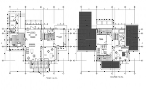 AutoCad house plan DWG file - Cadbull