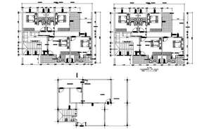 150 Square Meter House Centre Line Plan AutoCAD Drawing DWG File - Cadbull