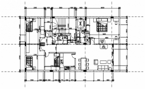 Portugal two-level house all sided elevation and sectional details dwg ...