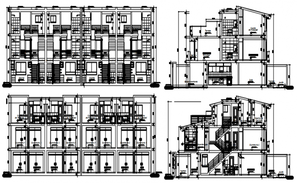 Plan Of Residential House With Detail Dimension In Dwg File - Cadbull