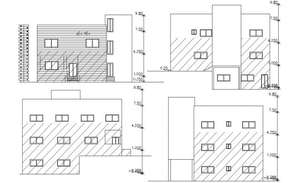 Bungalow Plan Drawing - Cadbull