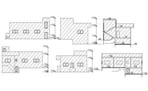 40' X 55' AutoCAD House Plan Design DWG File - Cadbull