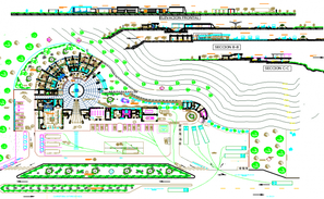 Residential house plan detail, roof projection plan view dwg file - Cadbull