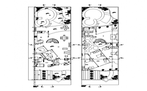 Hotel architectural plan - Cadbull