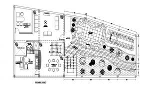 Hotel and Museum Architecture Plan dwg file - Cadbull