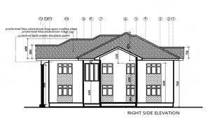 House constructive section and floor plan cad drawing details dwg file ...