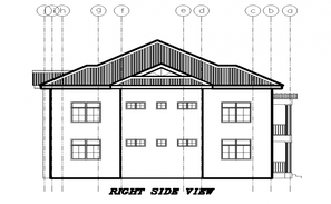 Rural house working drawing in dwg file. - Cadbull