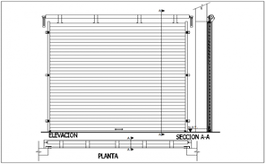 Plan,elevation and sectional detail of door design dwg file - Cadbull