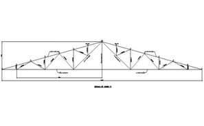 Roof plant detail elevation, plan and section autocad file - Cadbull