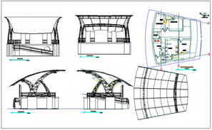 Eaves and roof constructive structure cad drawing details dwg file ...