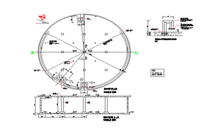 Roof plan detail dwg file - Cadbull