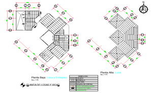 Structural Roof truss plan detail - Cadbull