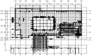 Plan of trench cover slab detail specified in this AutoCAD drawing file ...