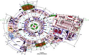 Three Story Office Building Floor Plan Layout Details Dwg File - Cadbull