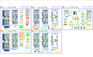 Plumbing plan section details are given in this AutoCAD 2D DWG drawing ...