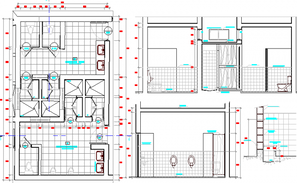 Public Toilet Section CAD Drawing DWG File - Cadbull