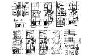 8 Floor Multifamily Residence Apartment dwg file - Cadbull