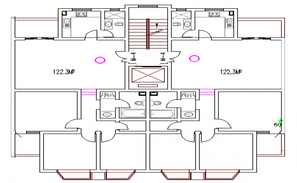 Public Toilet plan dwg file - Cadbull