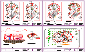 School Architecture Layout and Design dwg file - Cadbull