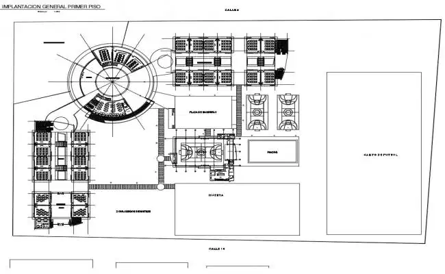 Drawing of boarding school 2d design AutoCAD file - Cadbull