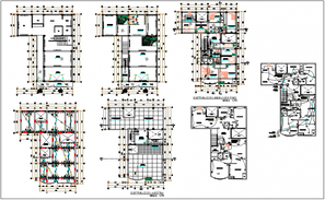 School Architecture Design and Structure Details dwg file - Cadbull