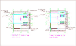 Plan and elevation detail dwg file - Cadbull