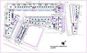 Ground floor and first floor detail dwg file - Cadbull