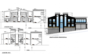 Detail office building plan dwg file - Cadbull