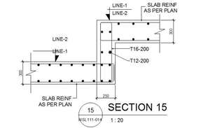 Typical detail of two-way slab drawing provided in this AutoCAD file ...