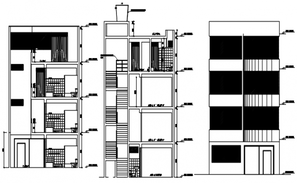 Institutional Buildings Architecture Plan - Cadbull