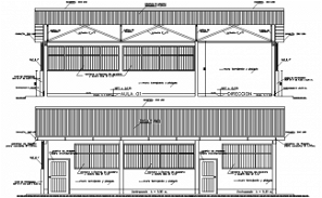 Section Plan of Multi-Family Housing Building dwg file - Cadbull