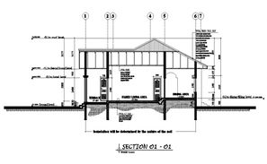 Section plan - Cadbull