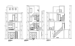 Two-level clubhouse elevation and floor plan cad drawing details dwg ...