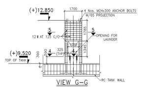 Reinforcement details of the grade beam and floor beam were given in ...