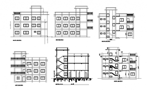 Hotel Reception plan - Cadbull