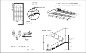 Structure detail view dwg file - Cadbull