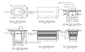 Section details of cooling tower parts are given in this autocad dwg ...